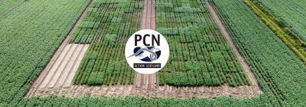 PCN Action Scotland logo on top of picture of the 2024 field trial