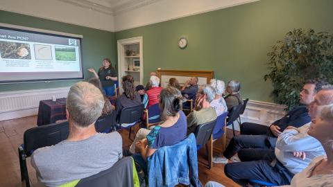 Crowd picture of presentation