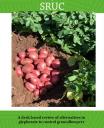 Glyphosate review title page including picture of potatoes in a field